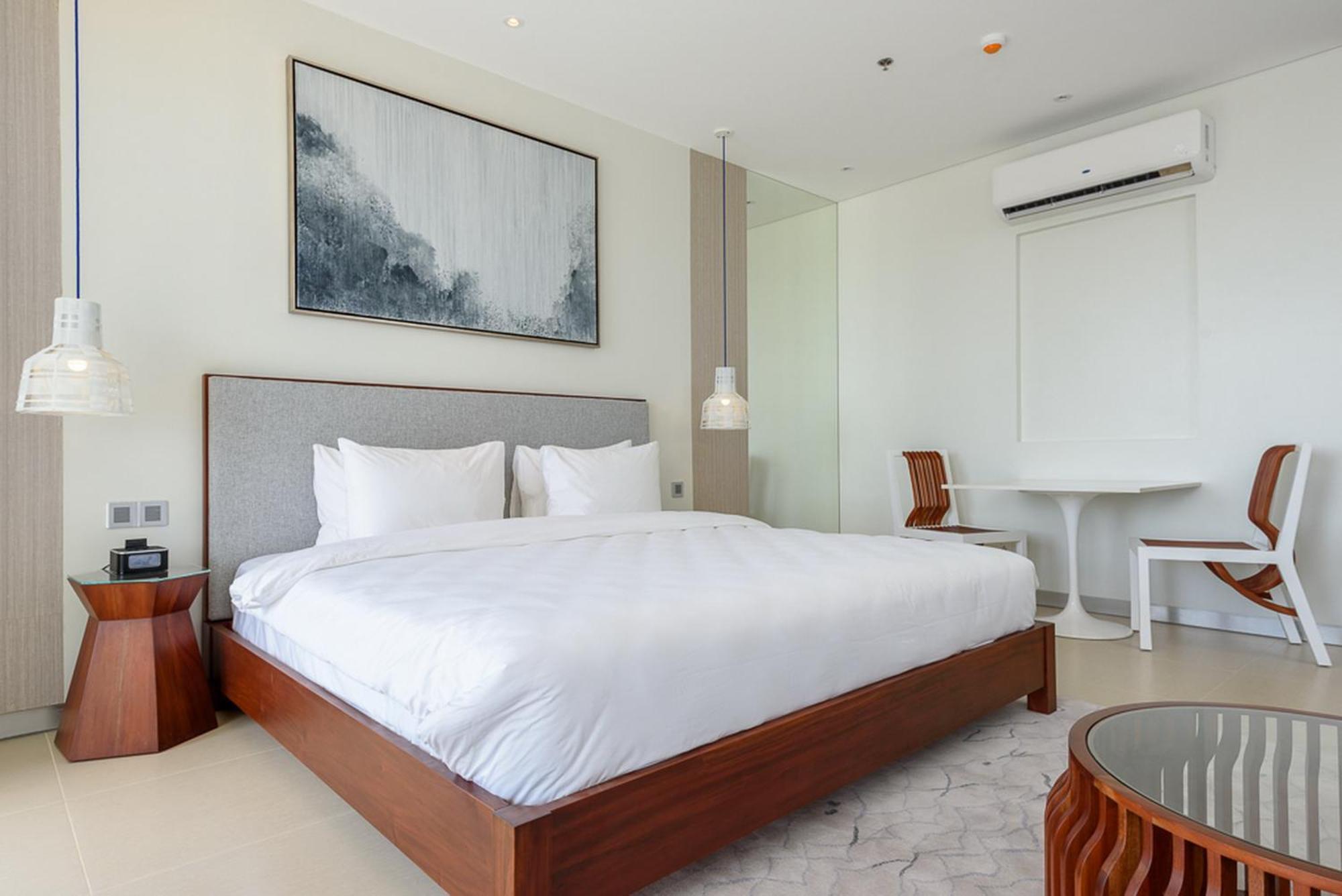 Aqua Boracay Hotell Balabag  Rum bild A bedroom at the hotel